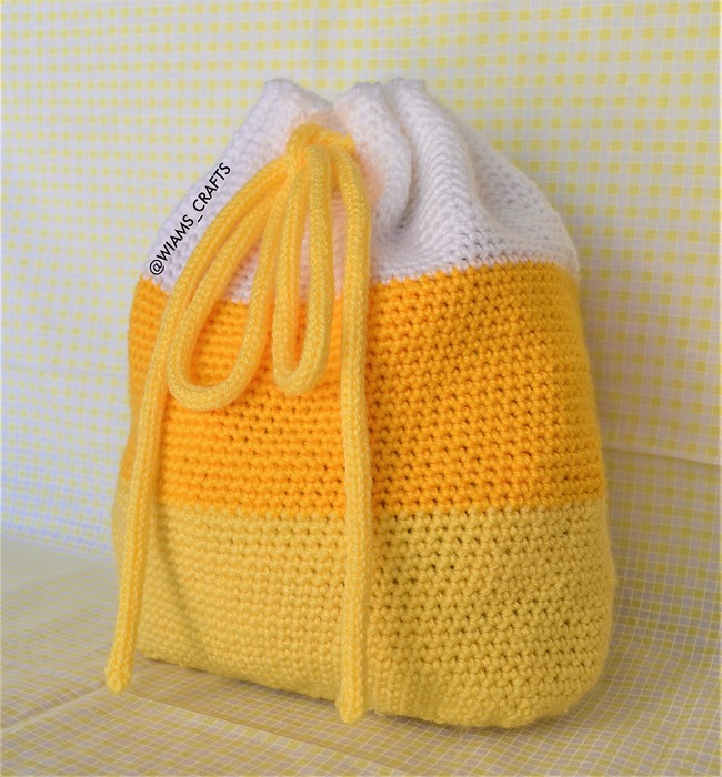 Candy Corn Drawstring Backpack