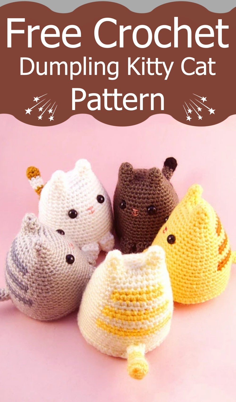 Crochet Dumpling Kitty Cat Pattern