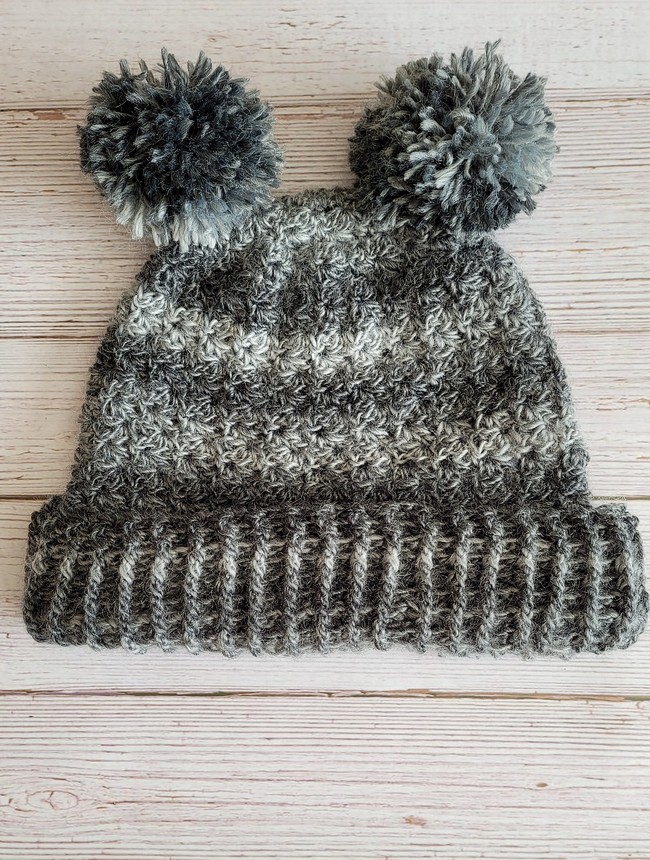 Double Pom-Pom Hat