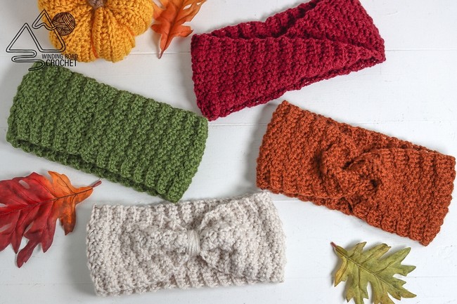 Double Textured Ear Warmer