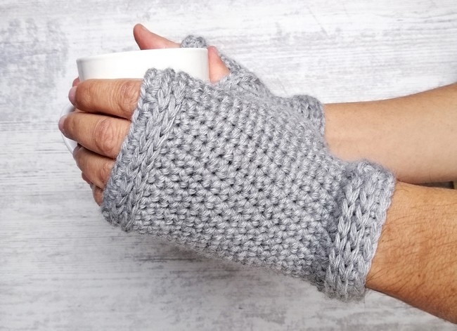 Easy Fingerless Gloves