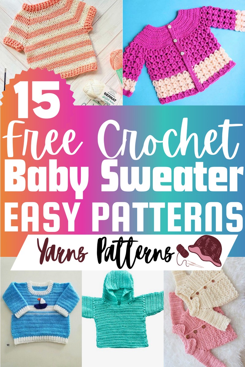 Free Crochet Baby Sweater Patterns