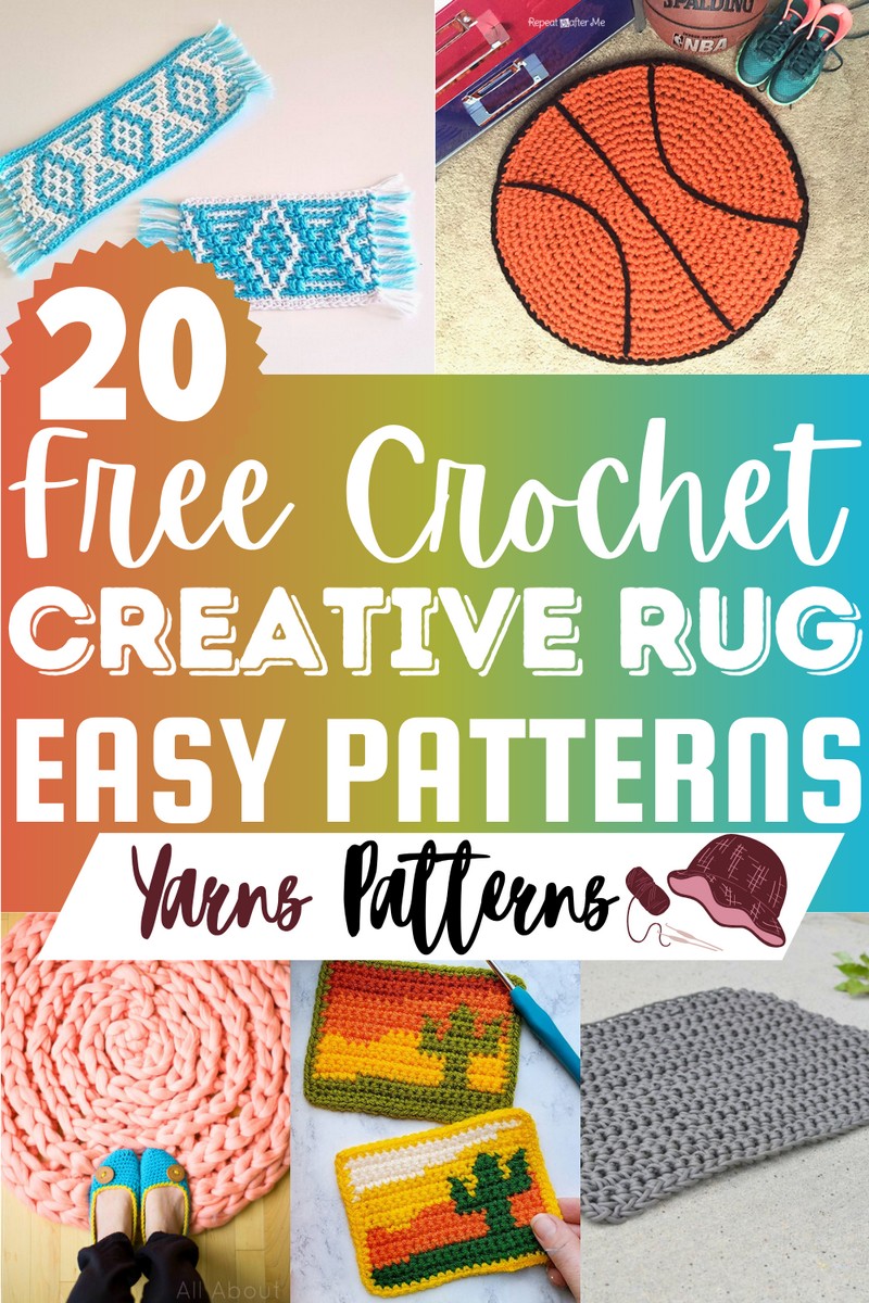 Free Crochet Creative Rug Patterns