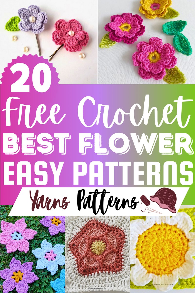 Free Crochet Flower Patterns