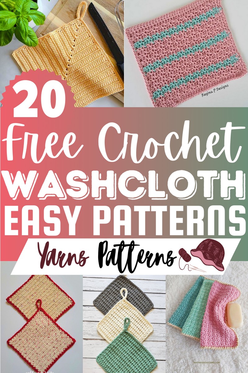 Free Crochet Washcloth Patterns