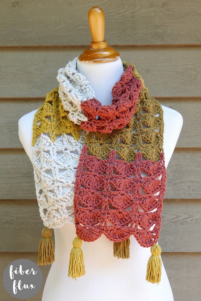 Ginkgo Leaf Scarf