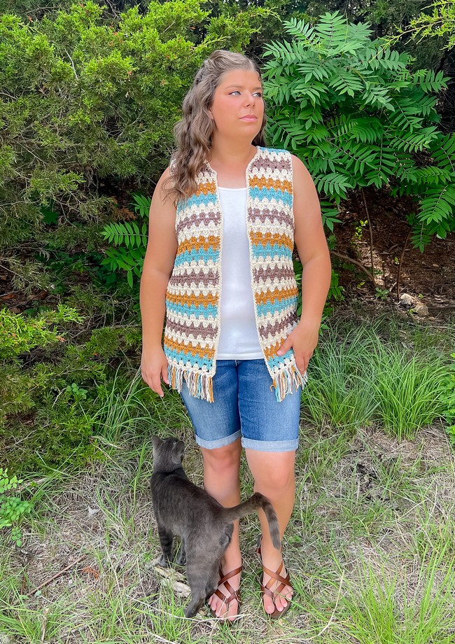 Granny Stripe Vest