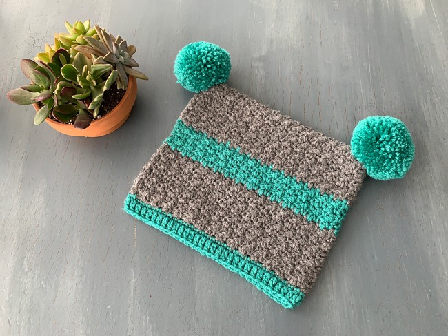 Rumpelstiltskin Double Pom-Pom Hat