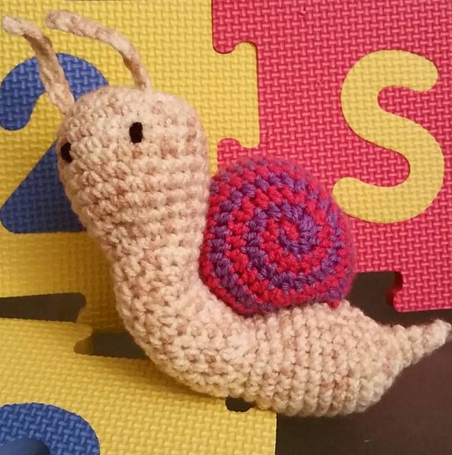 Caracoles Amigurumi