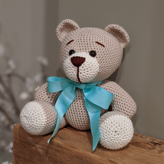 Classic Crochet Teddy Bear