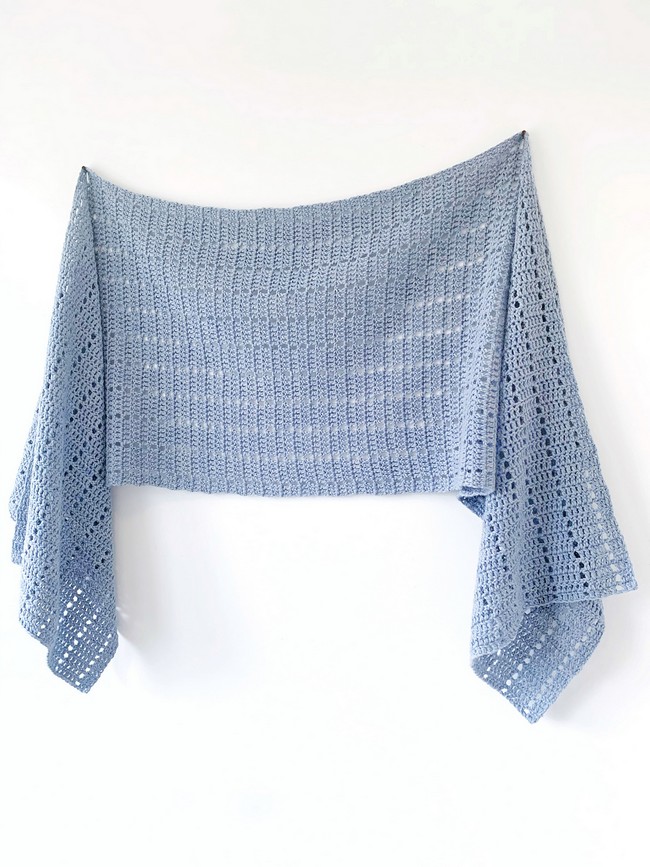 Clearwater Sideways Shawl