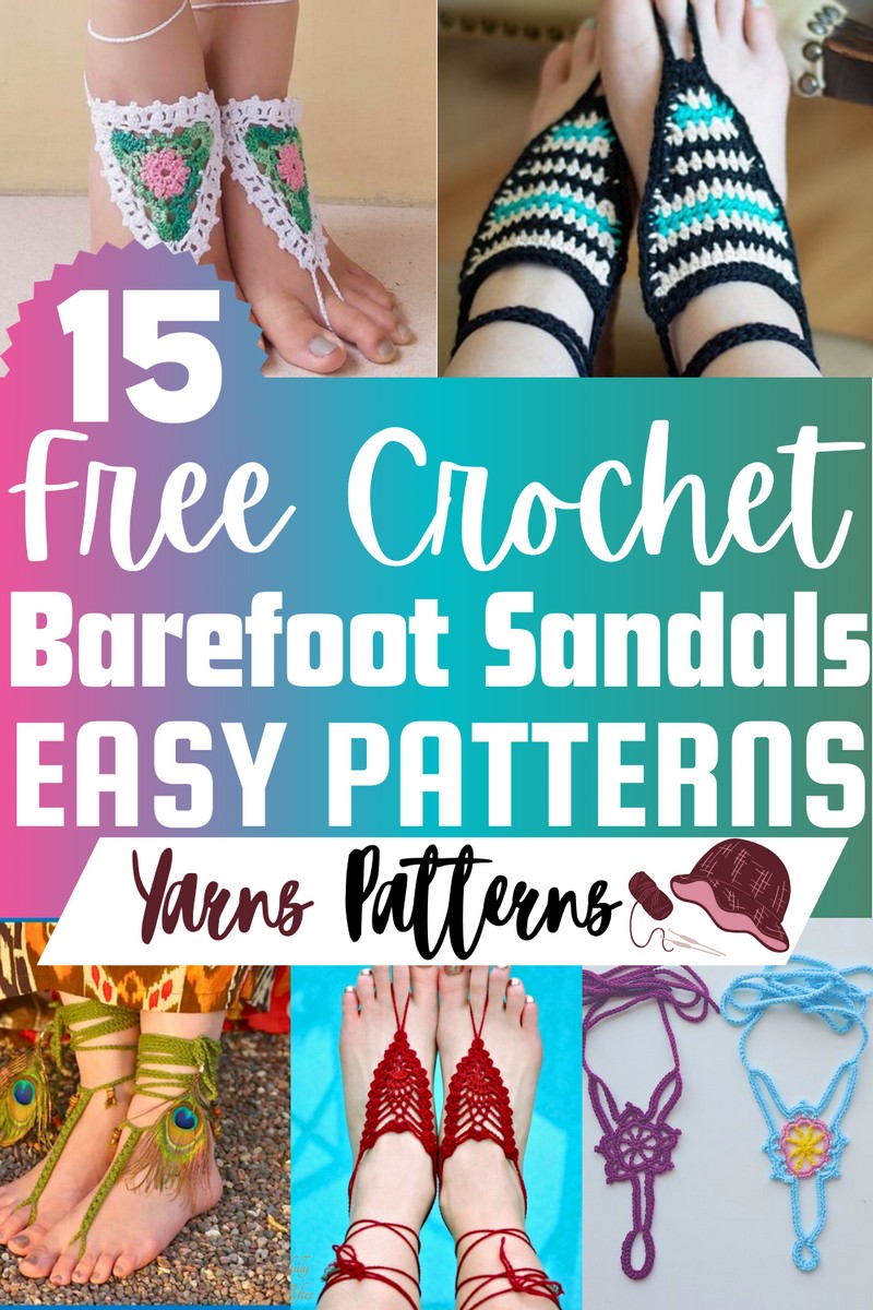 Free Crochet Barefoot Sandals Patterns