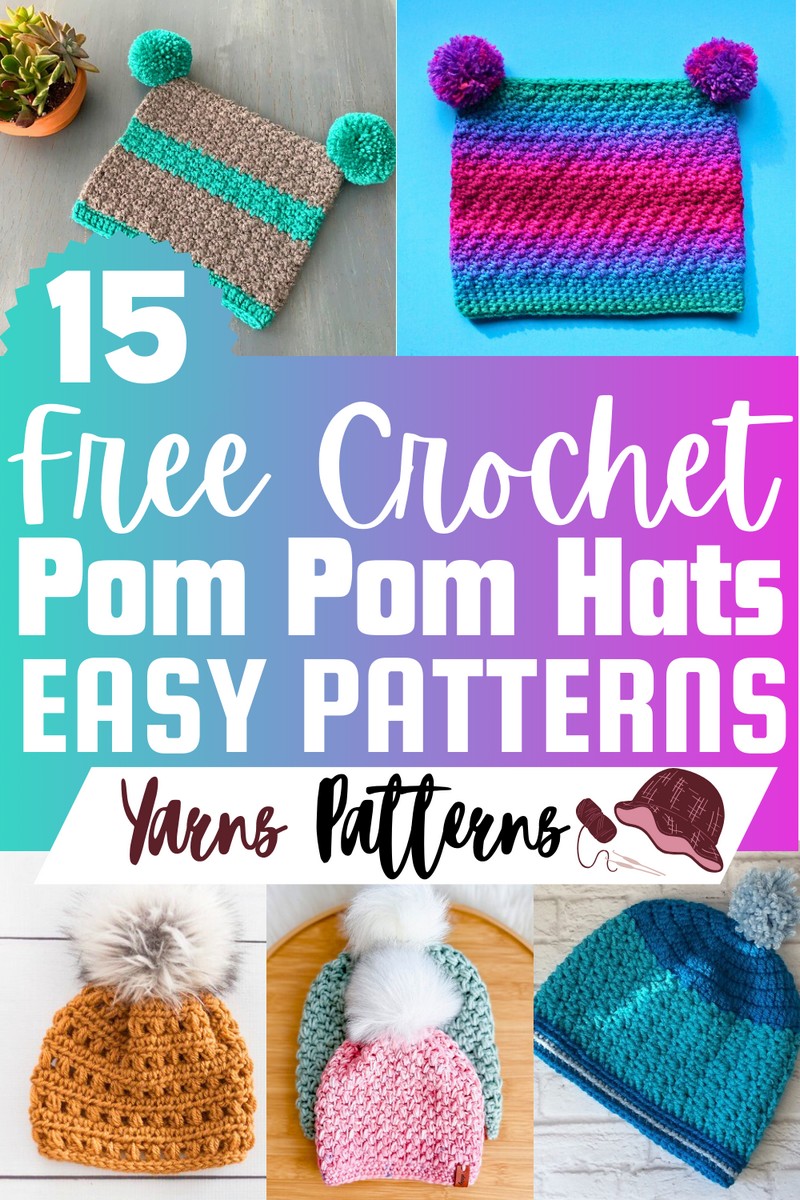 Free Crochet Pom Pom Hat Patterns