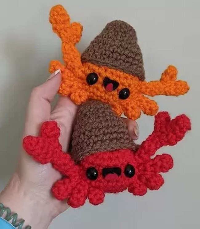 Crochet Hermit Crab Pattern