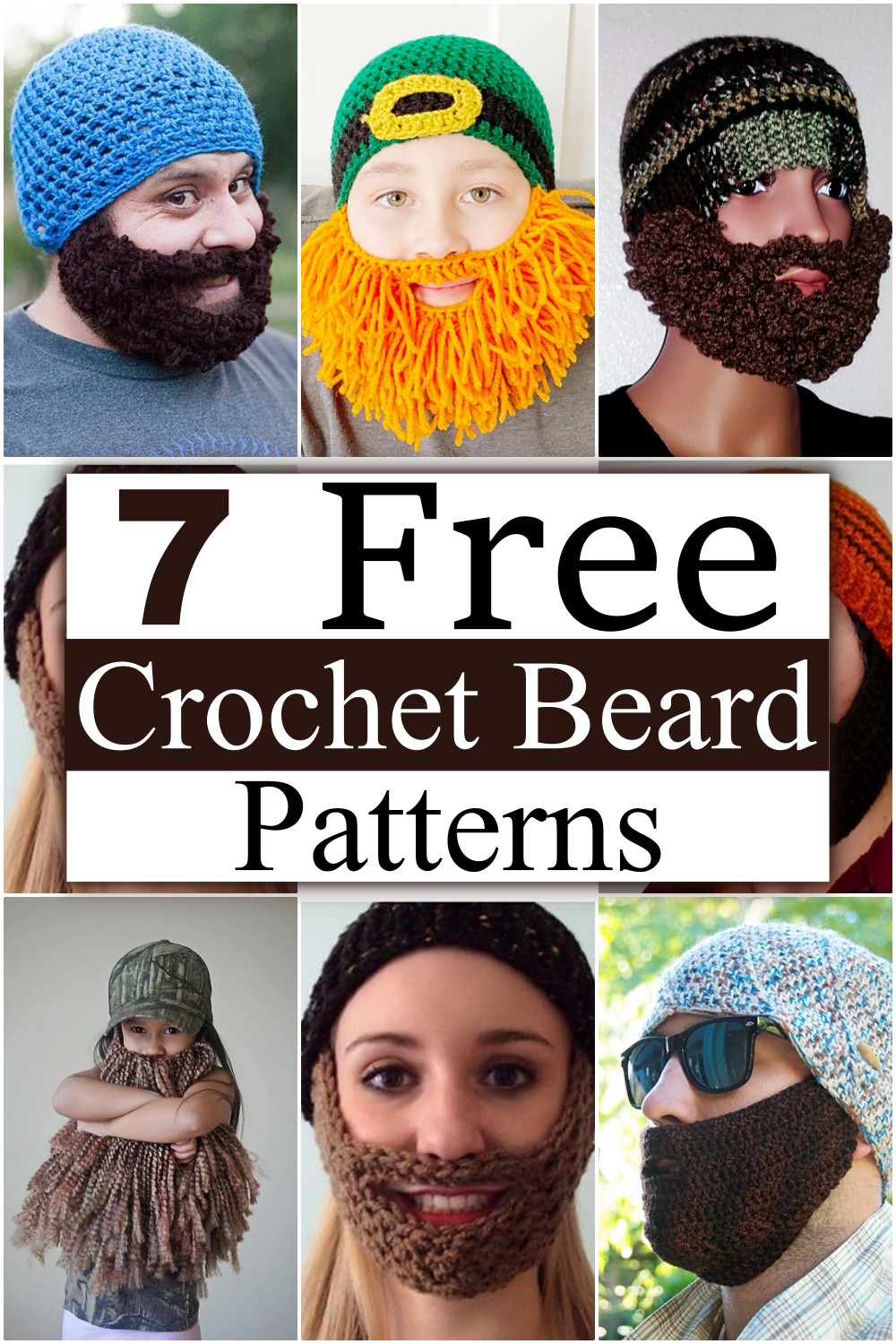 7 Free Crochet Beard Patterns