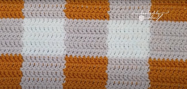 Crochet A Gingham Blanket Any Size With Any Yarn