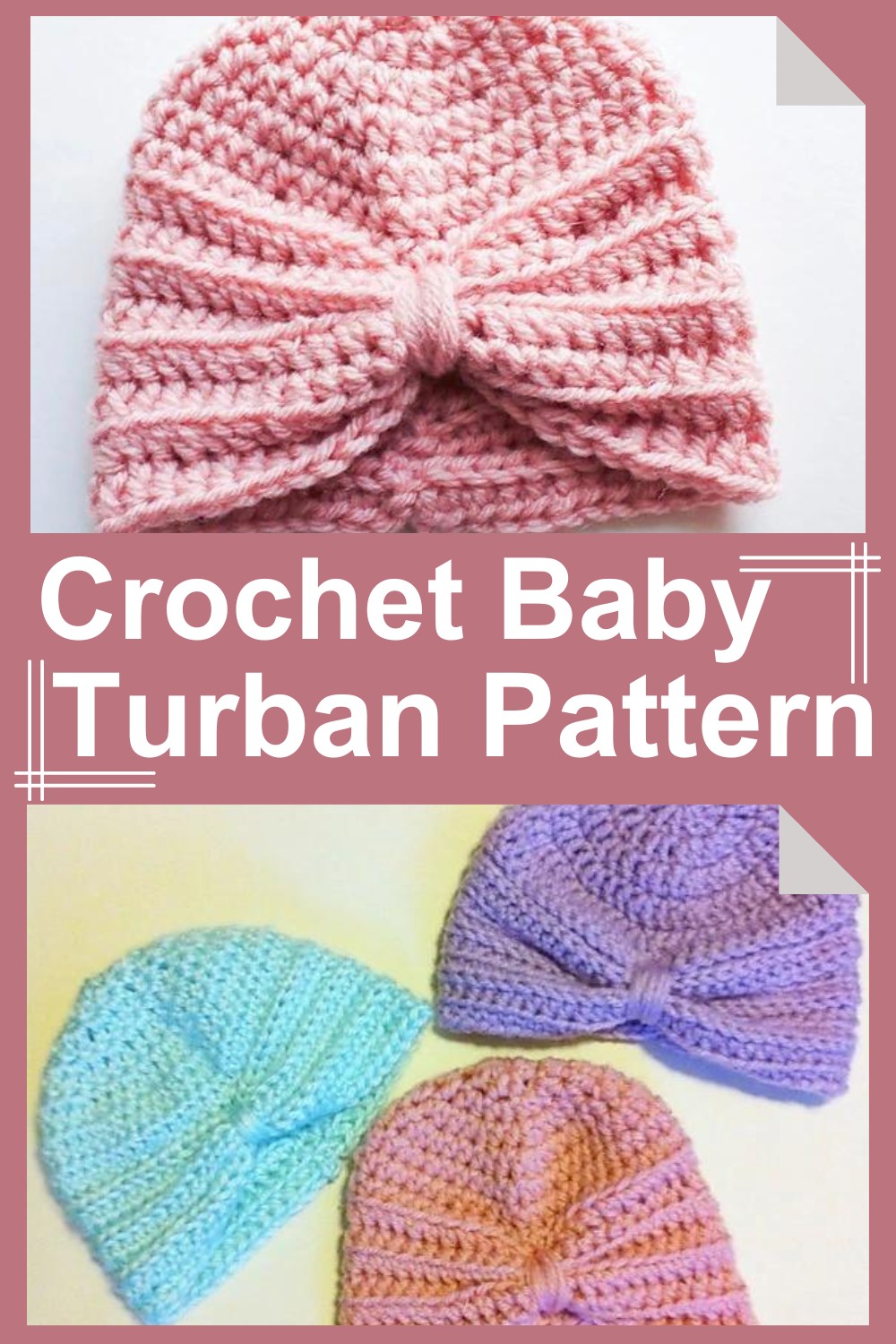 Crochet Baby Turban Pattern