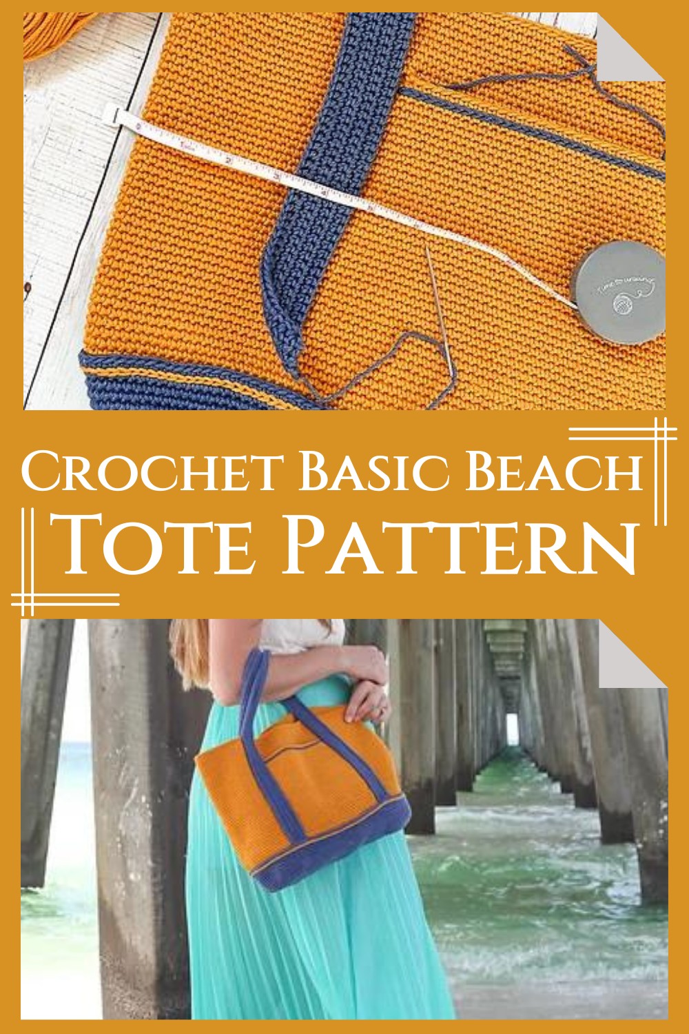 Crochet Basic Beach Tote Pattern