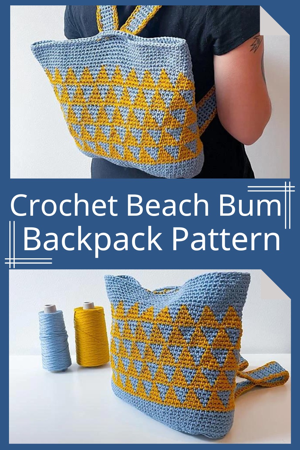 Crochet Beach Bum Backpack Pattern