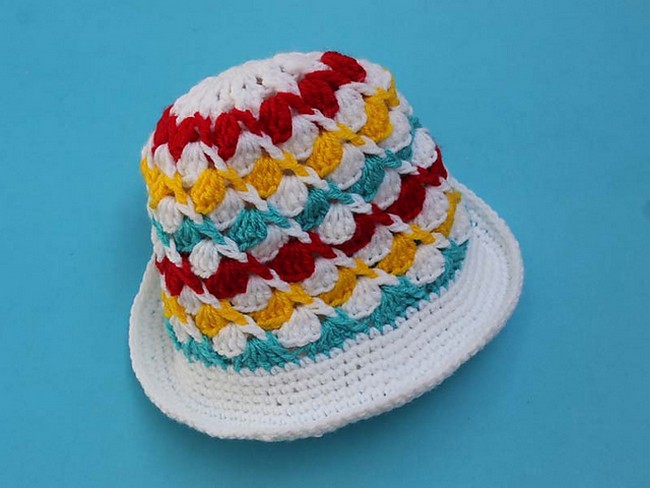 Crochet Beautiful Sunshine Hat Pattern