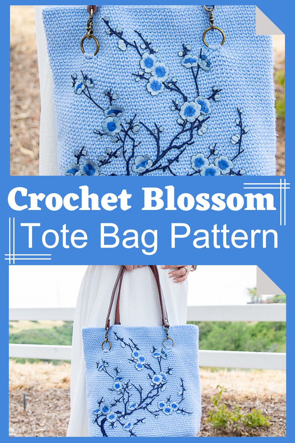 Crochet Blossom Tote Bag Pattern