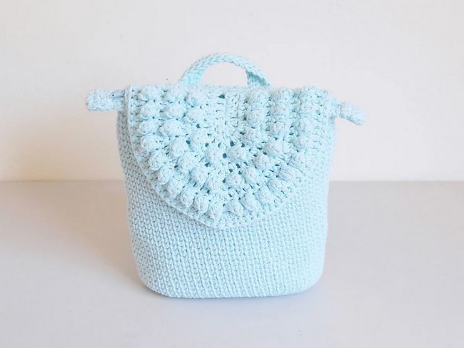 Crochet Blue Skies Backpack Pattern