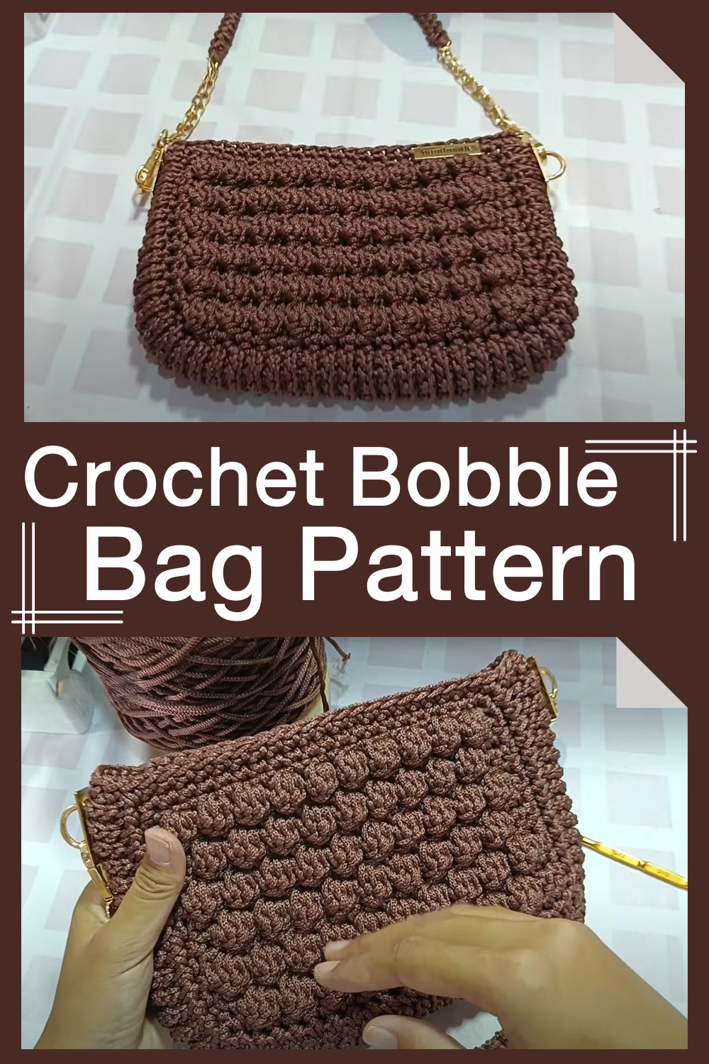 Crochet Bobble Bag Pattern