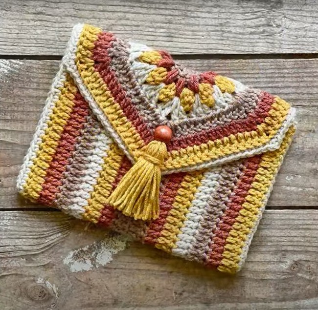 Crochet Boho Crossbody Bag