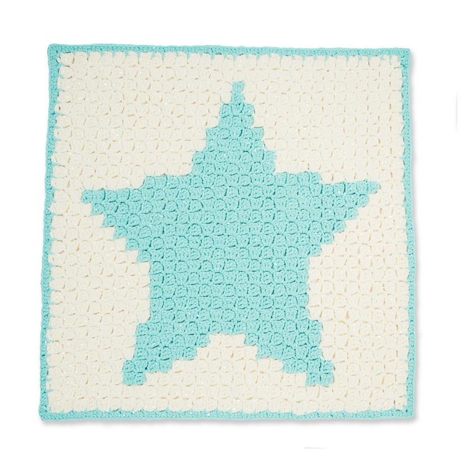 Crochet C2c Big Star Blanket Pattern