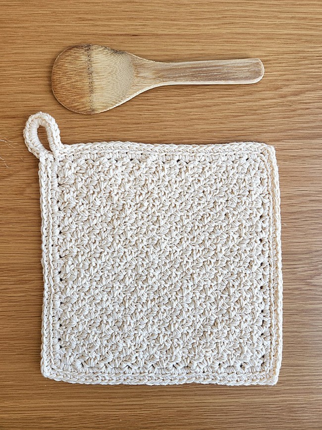 Crochet C2c Farmhouse Hot Pad Pattern