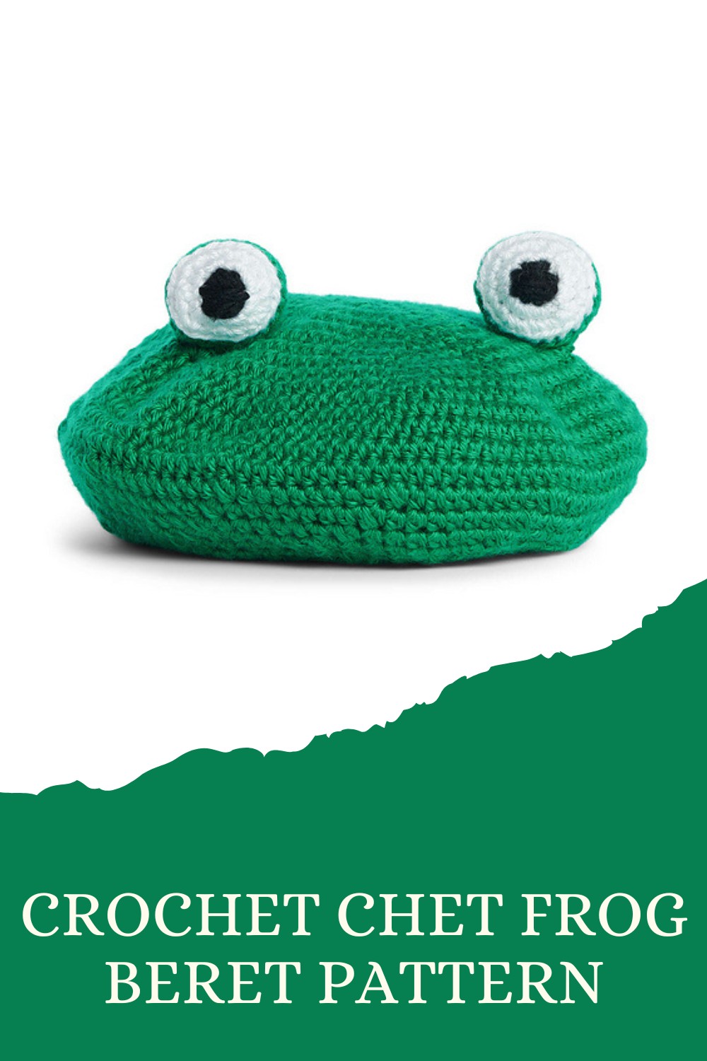 Crochet Chet Frog Beret Pattern