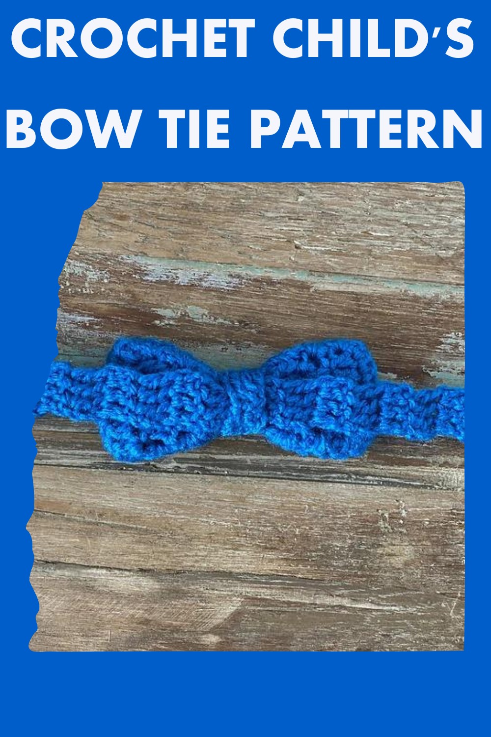 Crochet Child's Bow Tie Pattern