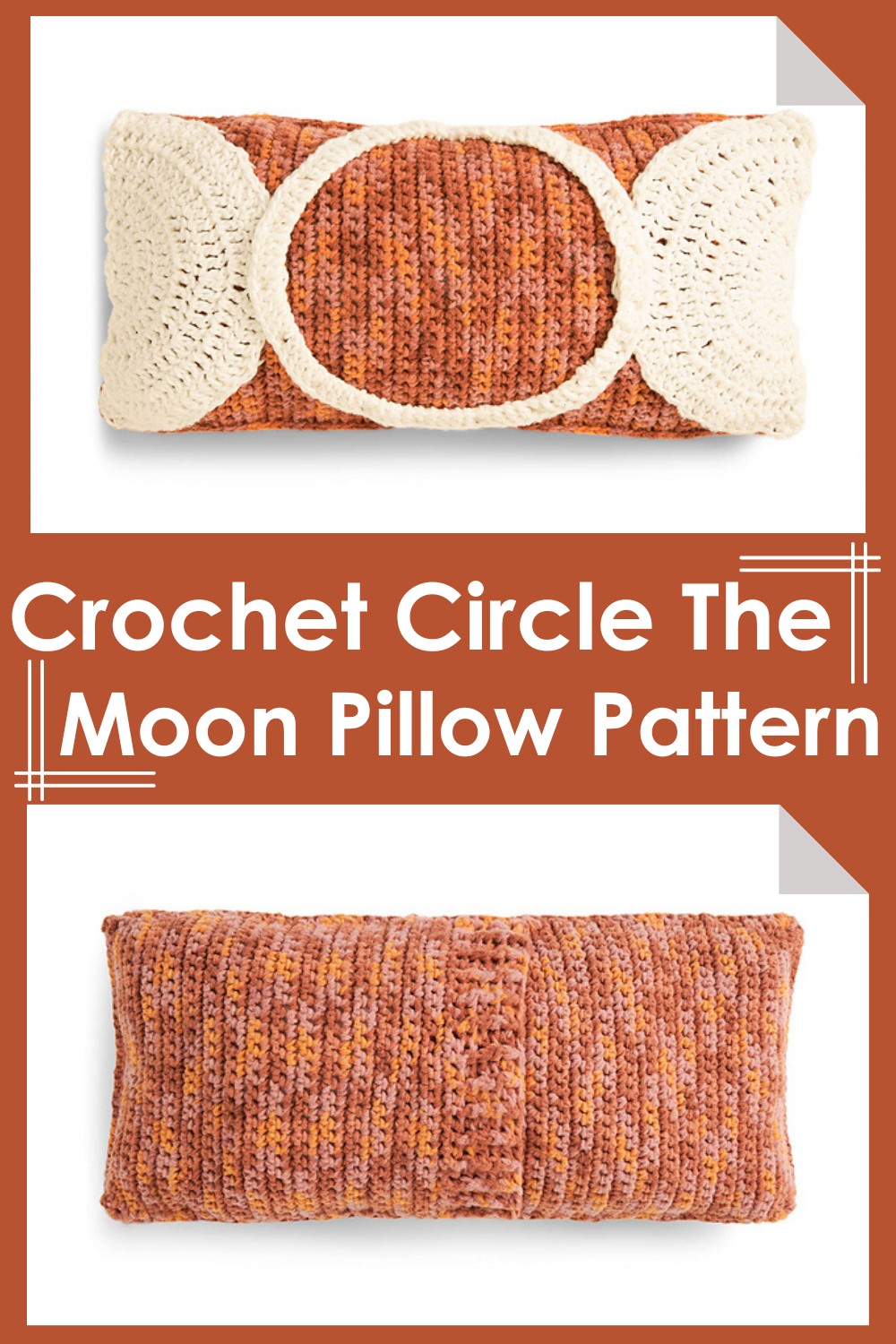 Crochet Circle The Moon Pillow Pattern