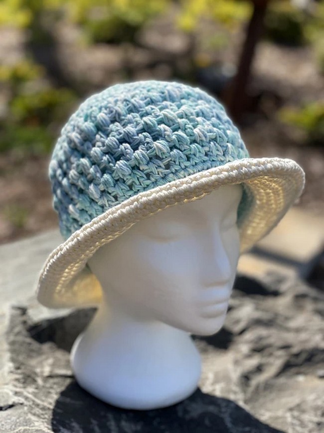 Crochet Cotton Sun Hat Pattern