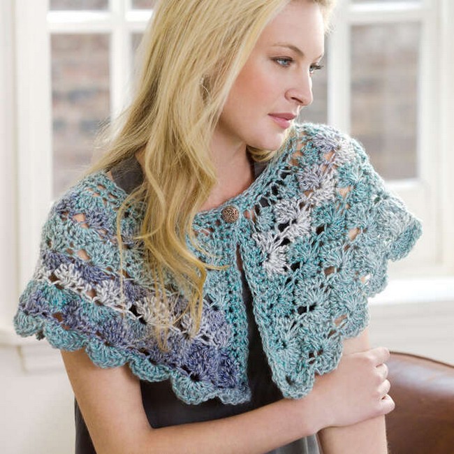 Crochet Courtney Capelet Pattern