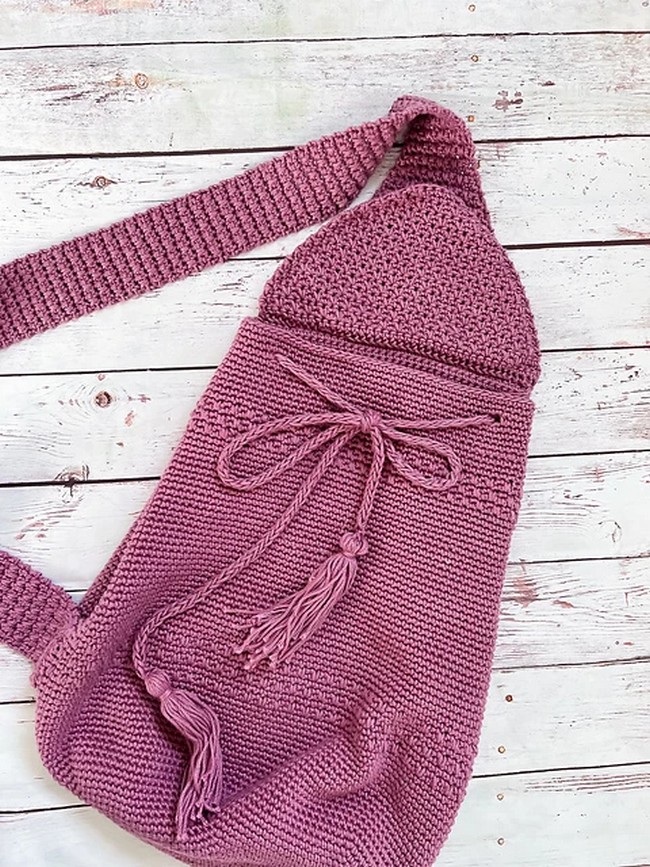 Crochet Crossbody Backpack Bag Pattern