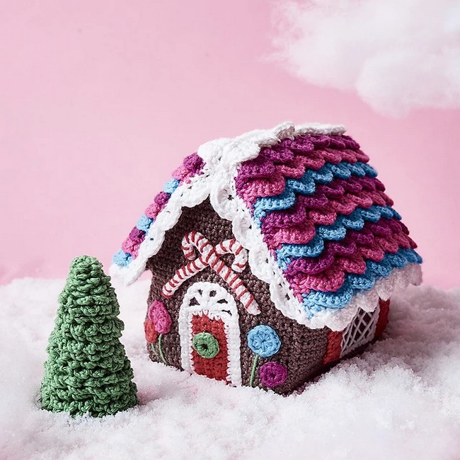 fun Cute Gingerbread home Pattern 