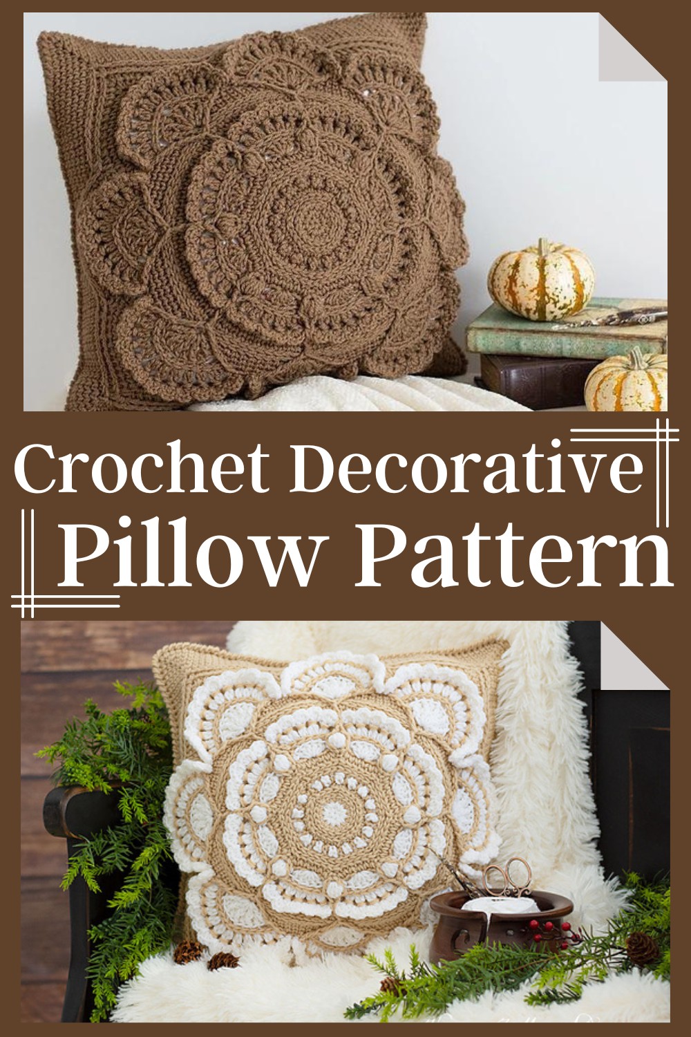 Crochet Decorative Pillow Pattern