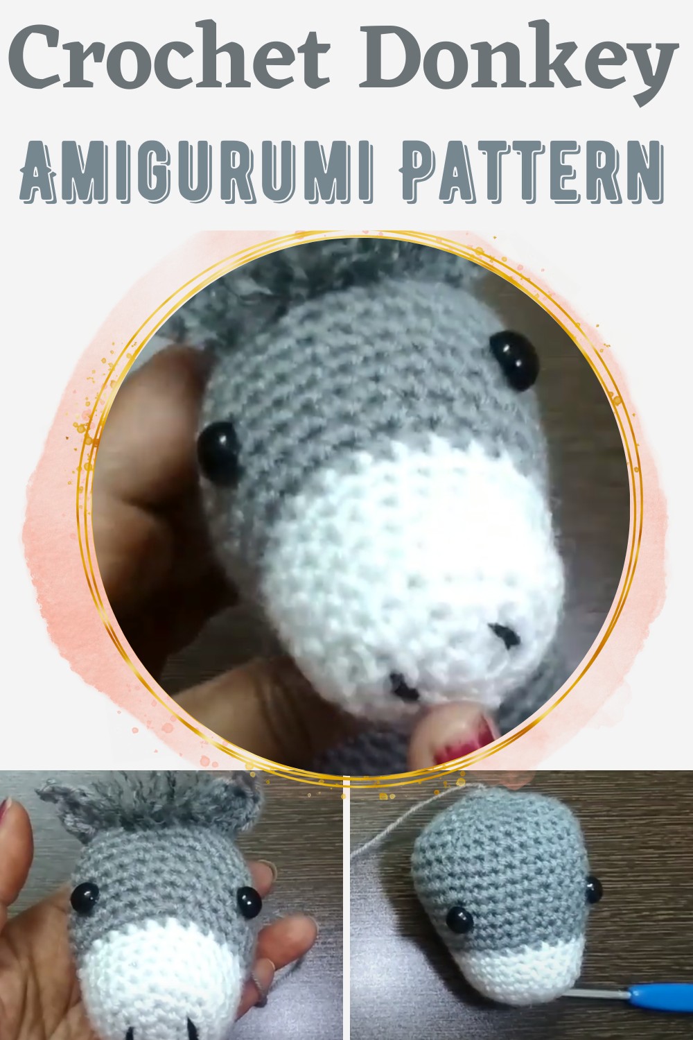 Crochet Donkey Amigurumi Pattern