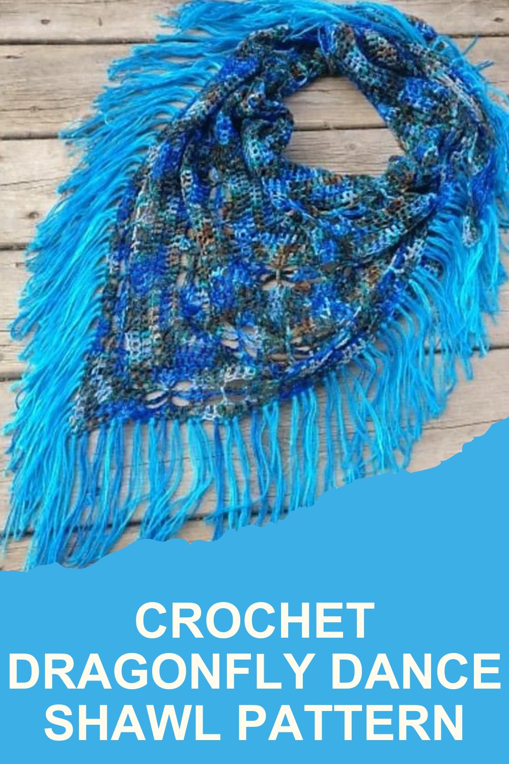 Crochet Dragonfly Dance Shawl Pattern