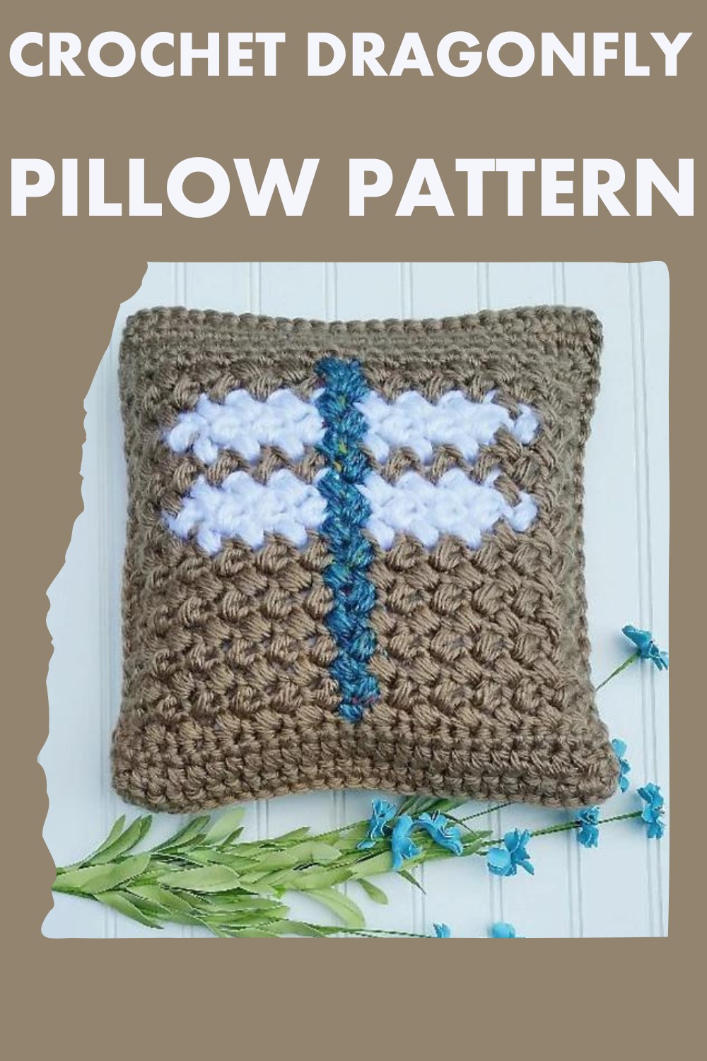 Crochet Dragonfly Pillow Pattern