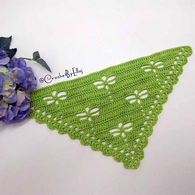 easy to make Shawlette Pattern