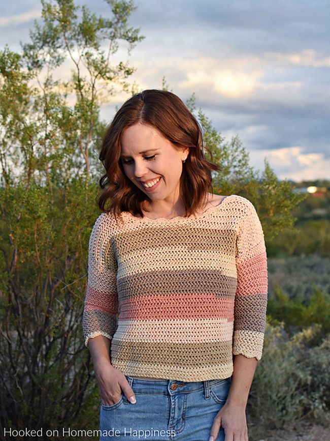 Crochet Driftwood Top Pattern