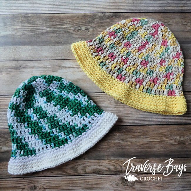 Crochet Easy Simple Sun Hat Pattern