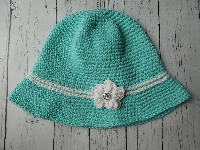 Crochet Elegant Sun Hat Pattern