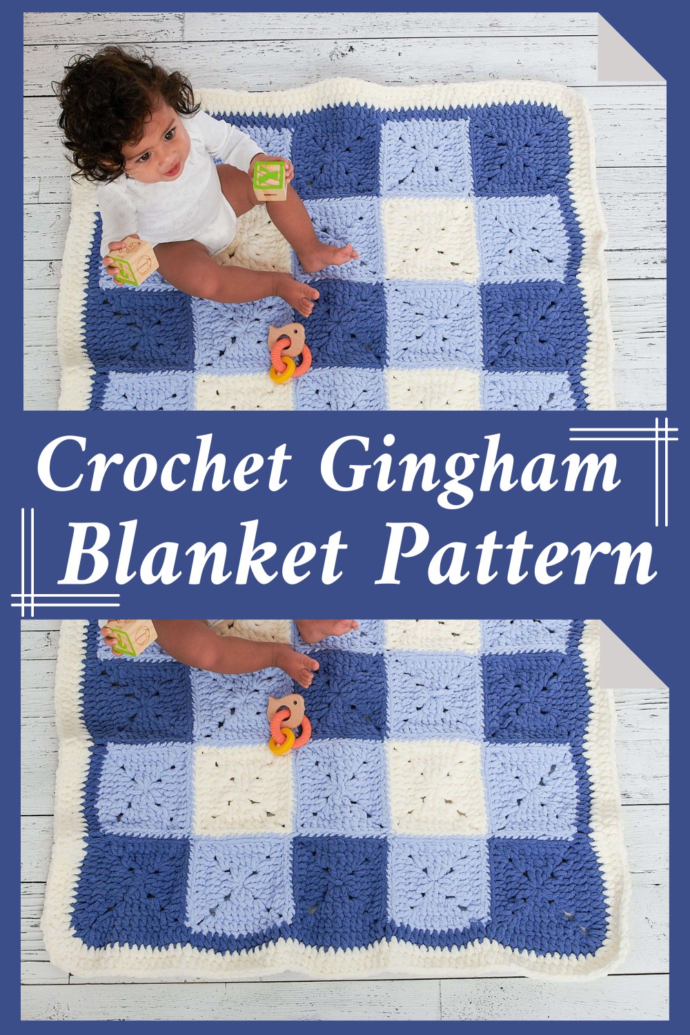 Crochet Gingham Blanket Pattern