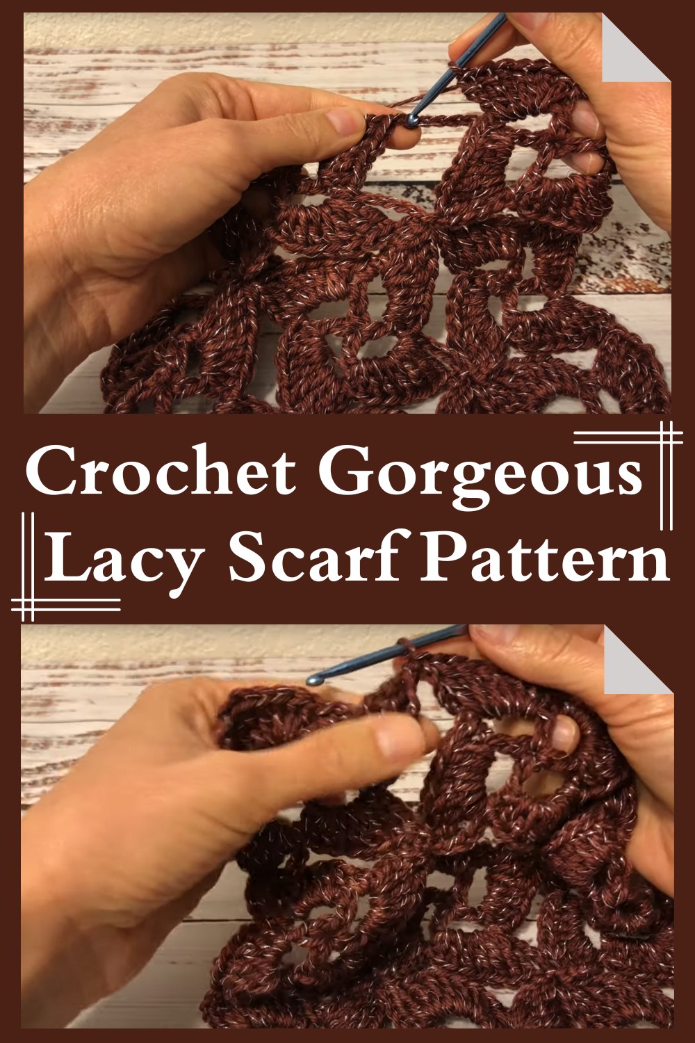 Crochet Gorgeous Lacy Scarf Pattern