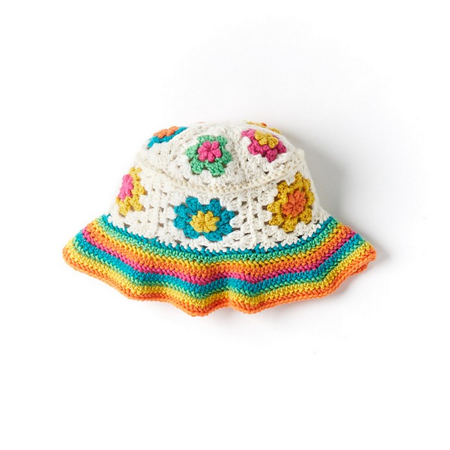 Crochet Granny Bucket Hat Pattern