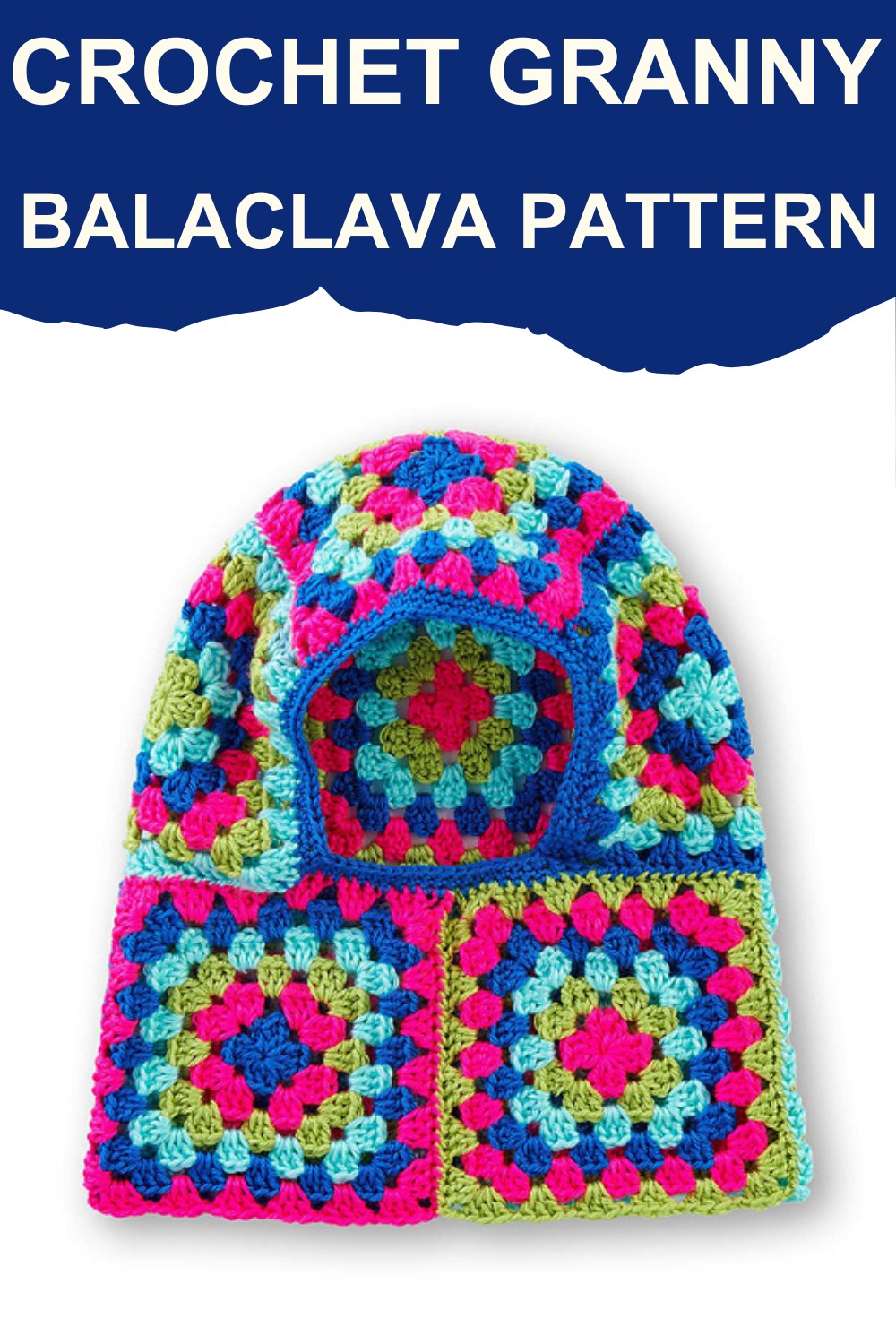 Crochet Granny Square Balaclava Pattern