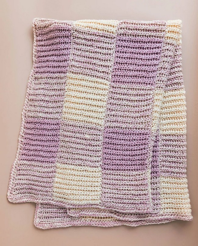 Crochet Homemaker Gingham Throw Pattern